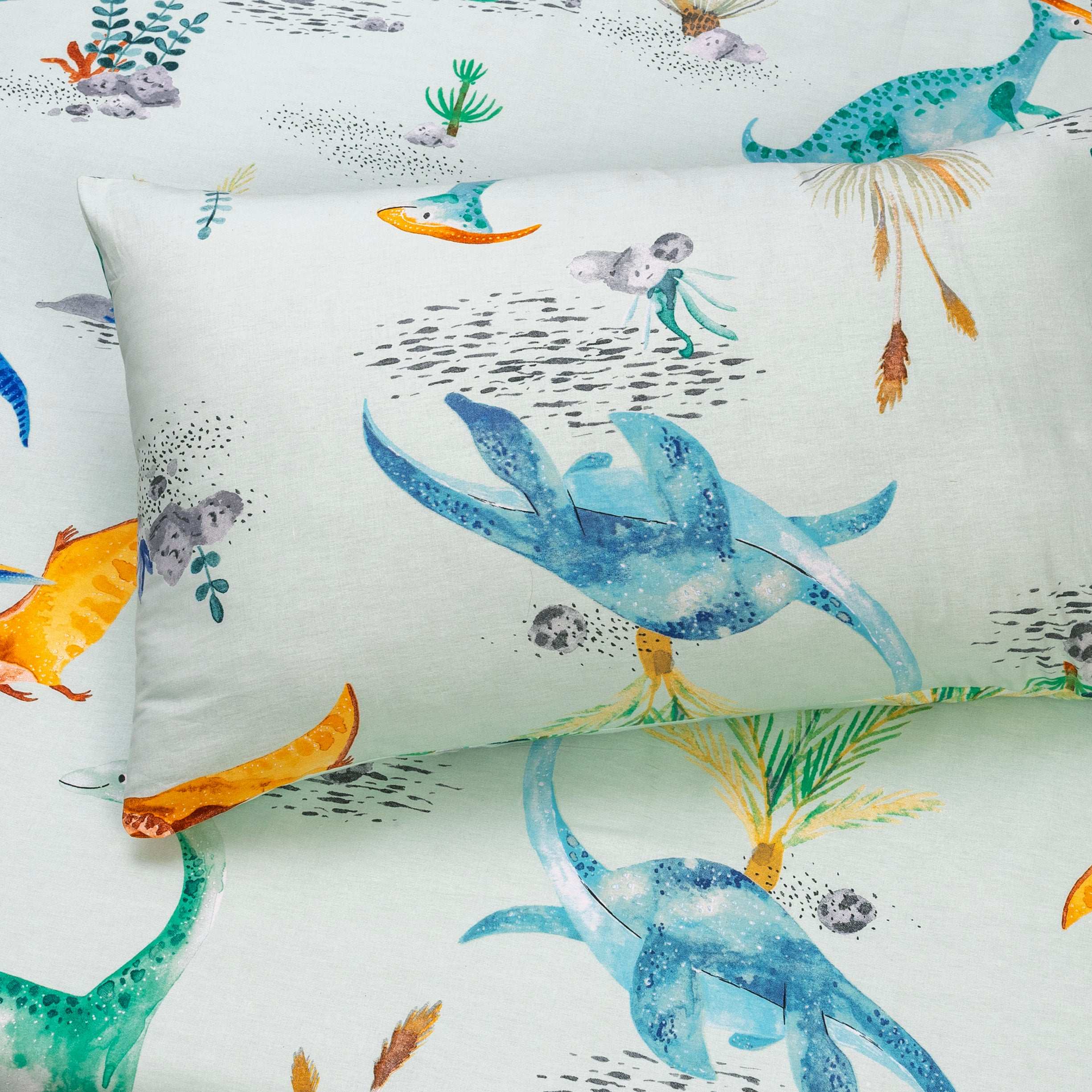 Soft Cotton Bed Sheet for Children with Pillow Cover by Alezam Bedding