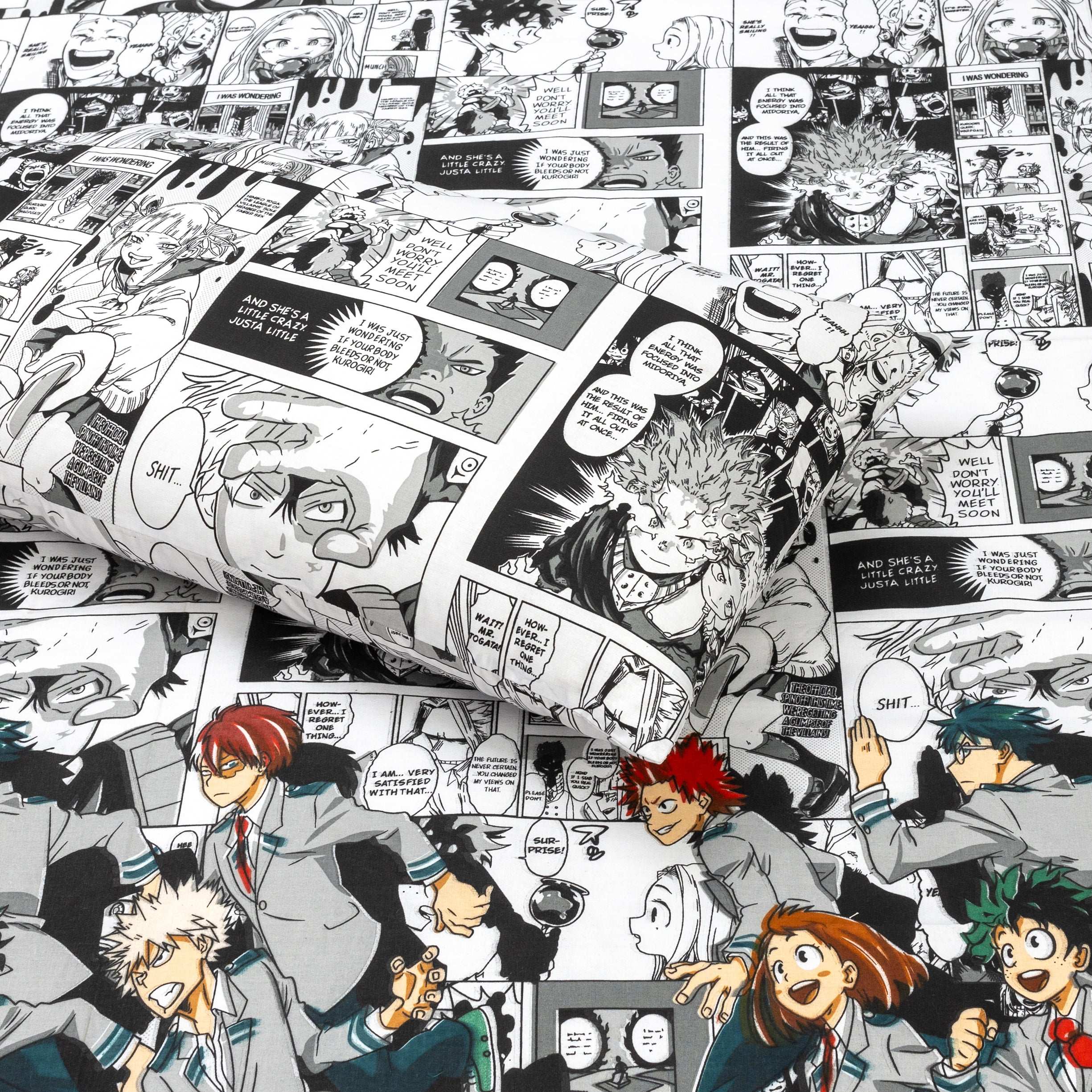 Cartoon Comic Bed Sheet for Kids Boys Cotton Soft Comfortable Set