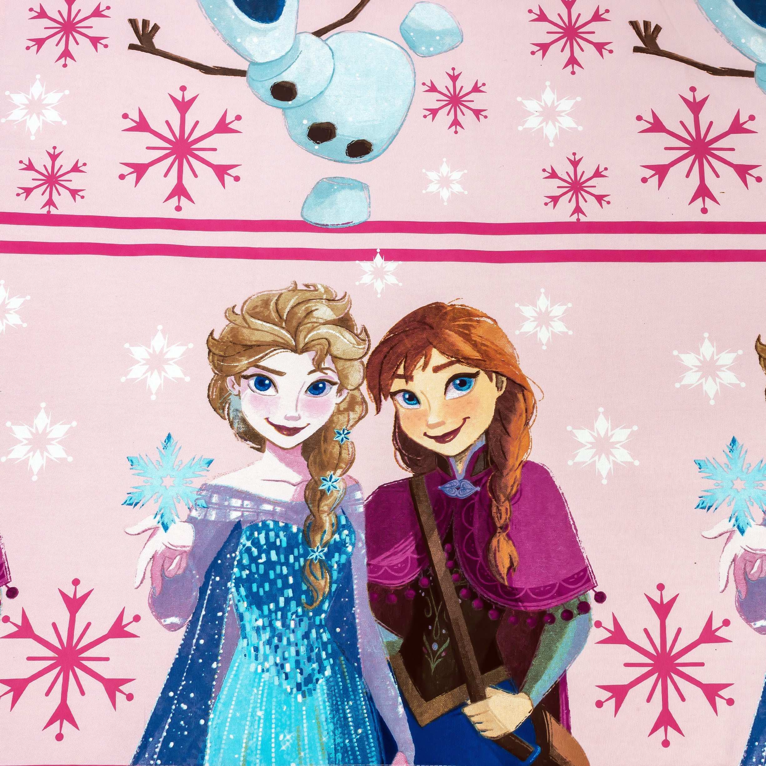 Frozen Kids Cotton Bed Sheet with Pillow Cover by Alezam Bedding Store