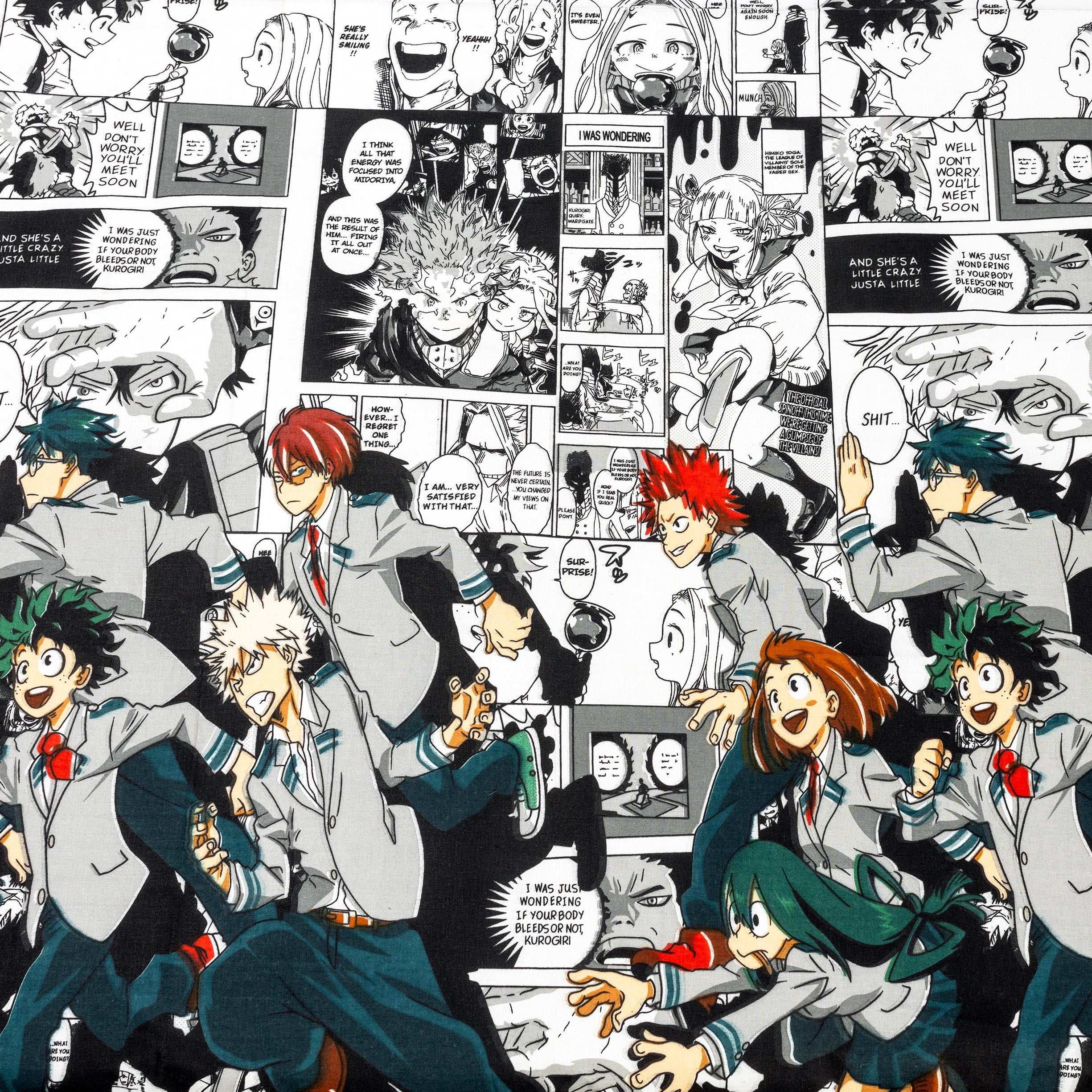 Cartoon Comic Bed Sheet for Kids Boys Cotton Soft Comfortable Set