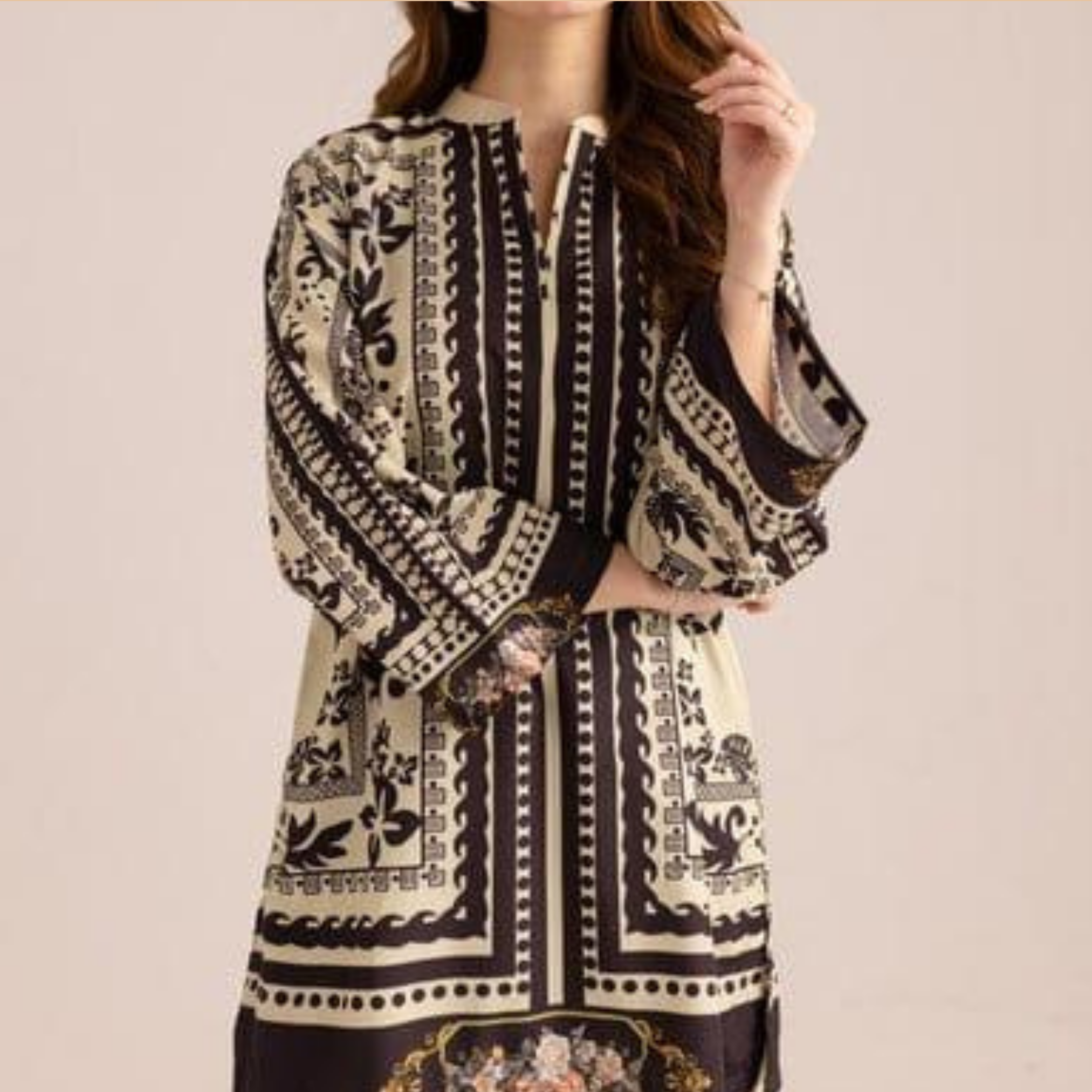 Printed Swiss Lawn 2 Piece Stitched Suit for Women