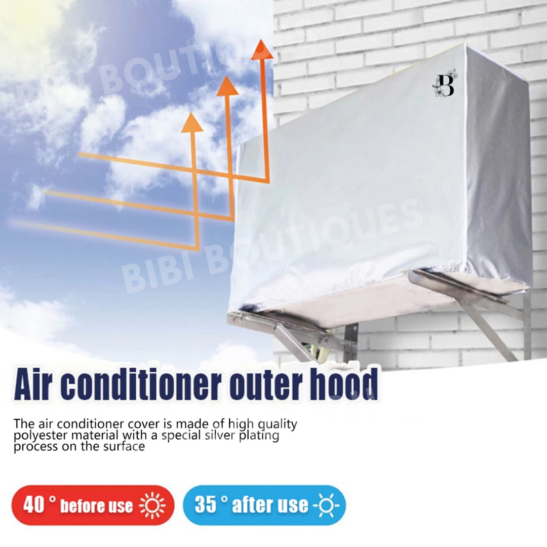 Waterproof AC Cover for Indoor and Outdoor Unit 2 Pcs Pack