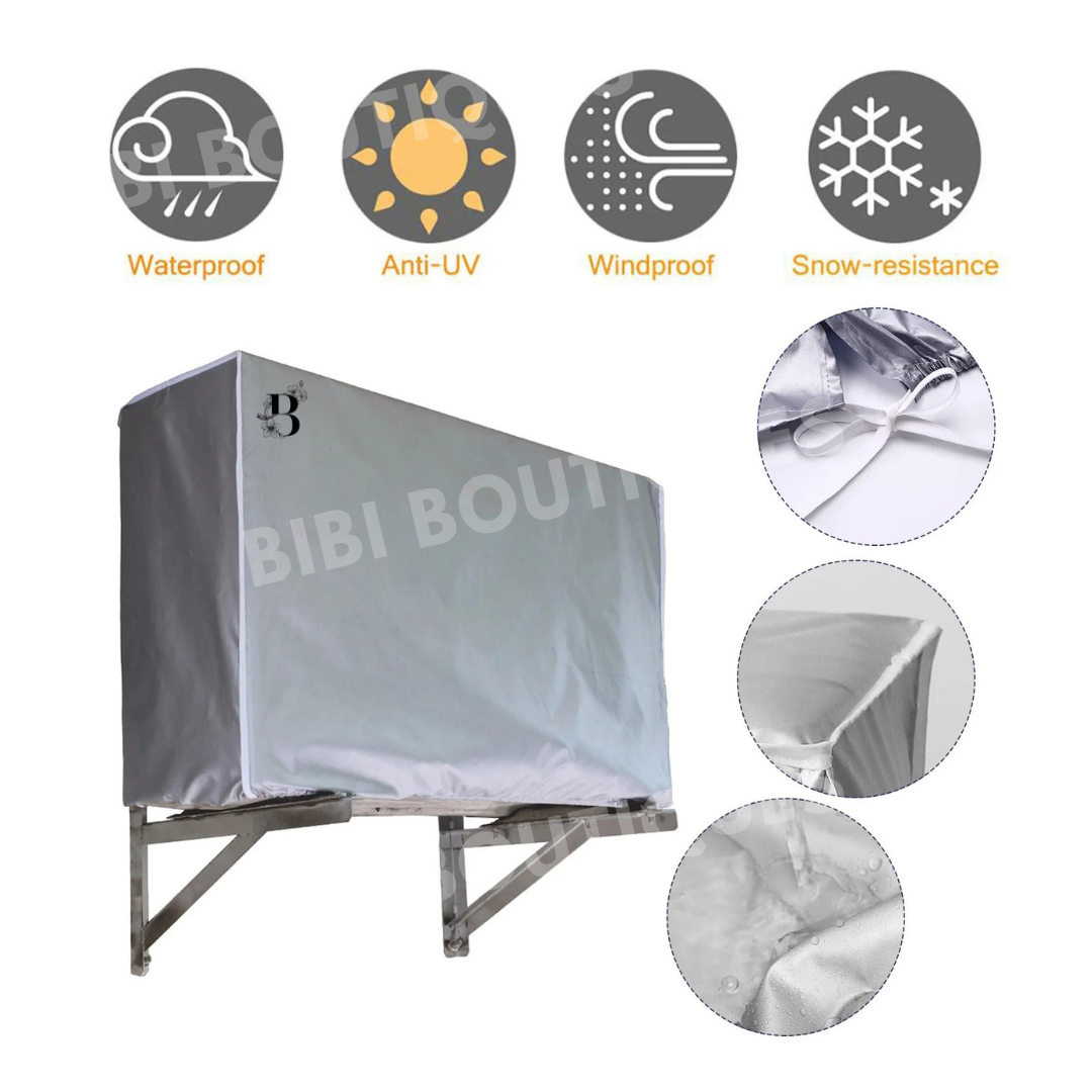 Waterproof AC Cover for Indoor and Outdoor Unit 2 Pcs Pack
