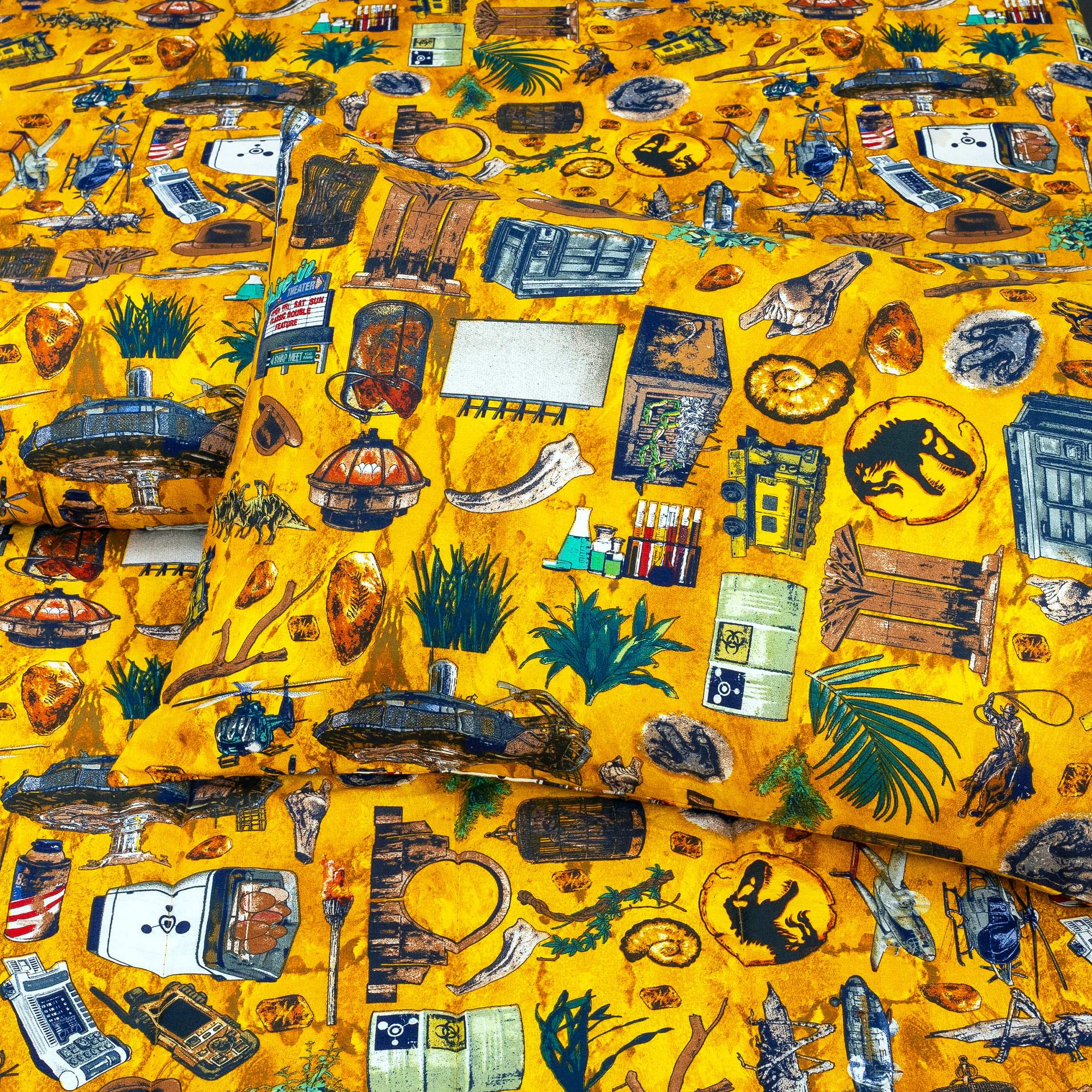 Quilted Cotton Comforter Set for Kids with Explorer Theme