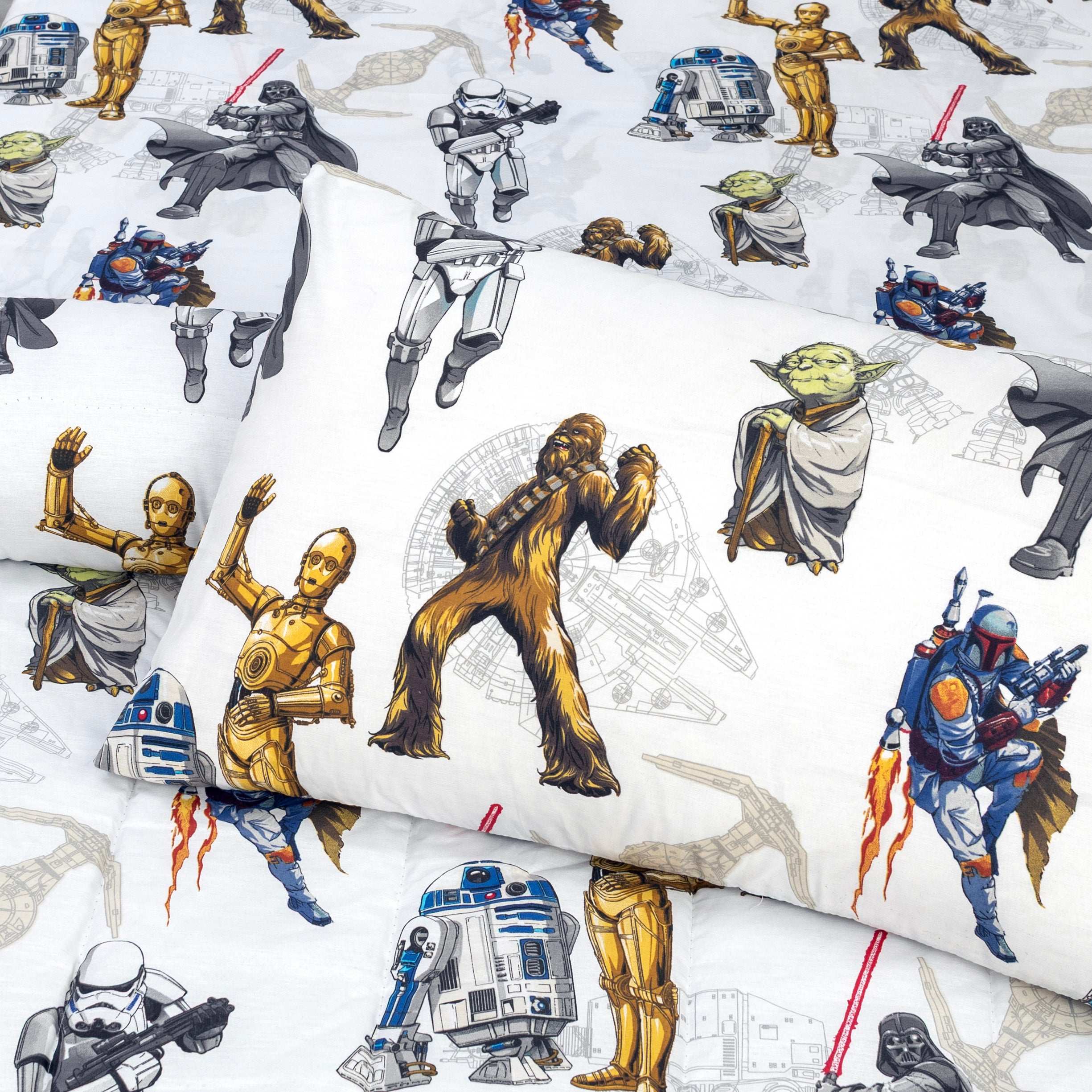 Buy Star Wars Bedding Set for Kids Cotton Quilted Comforter and Pillow Online Pakistan