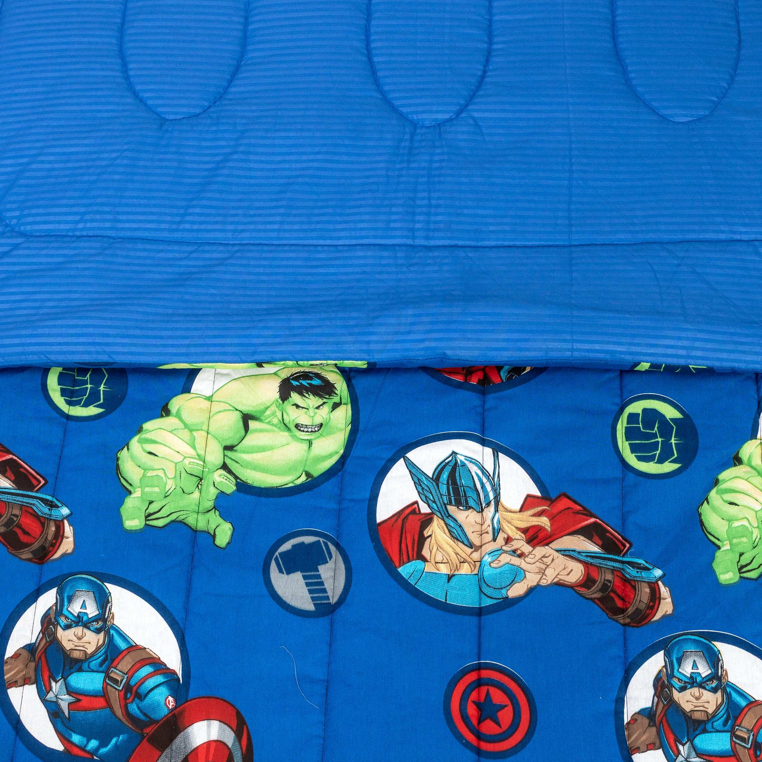 Boys Avengers Print Cotton Bed Sheet Set with Pillow and Comforter Online Pakistan