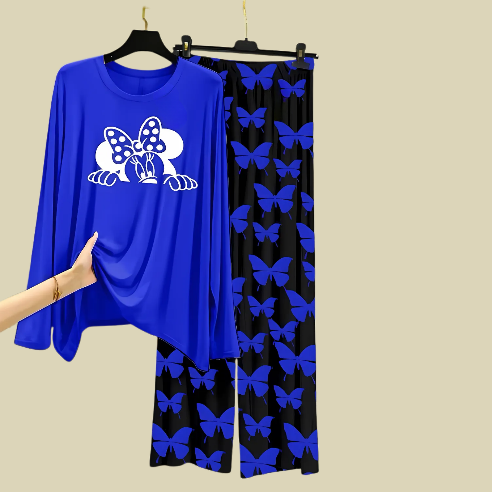 Stitched Cotton Nightwear 2 Piece Set for Women by Bibi Boutique