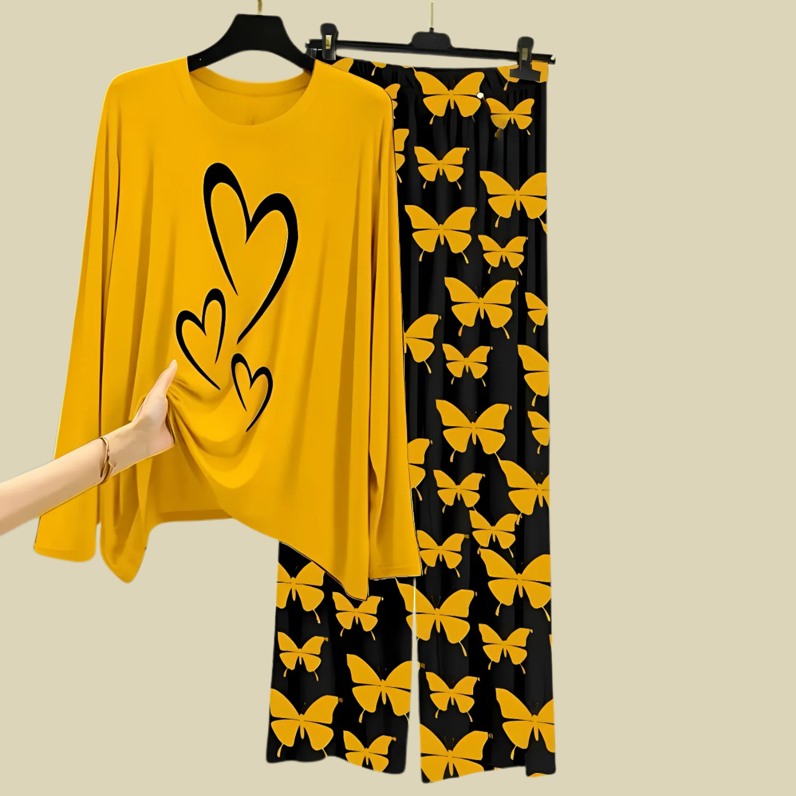 Stitched Cotton Nightwear 2 Piece Set for Women by Bibi Boutique