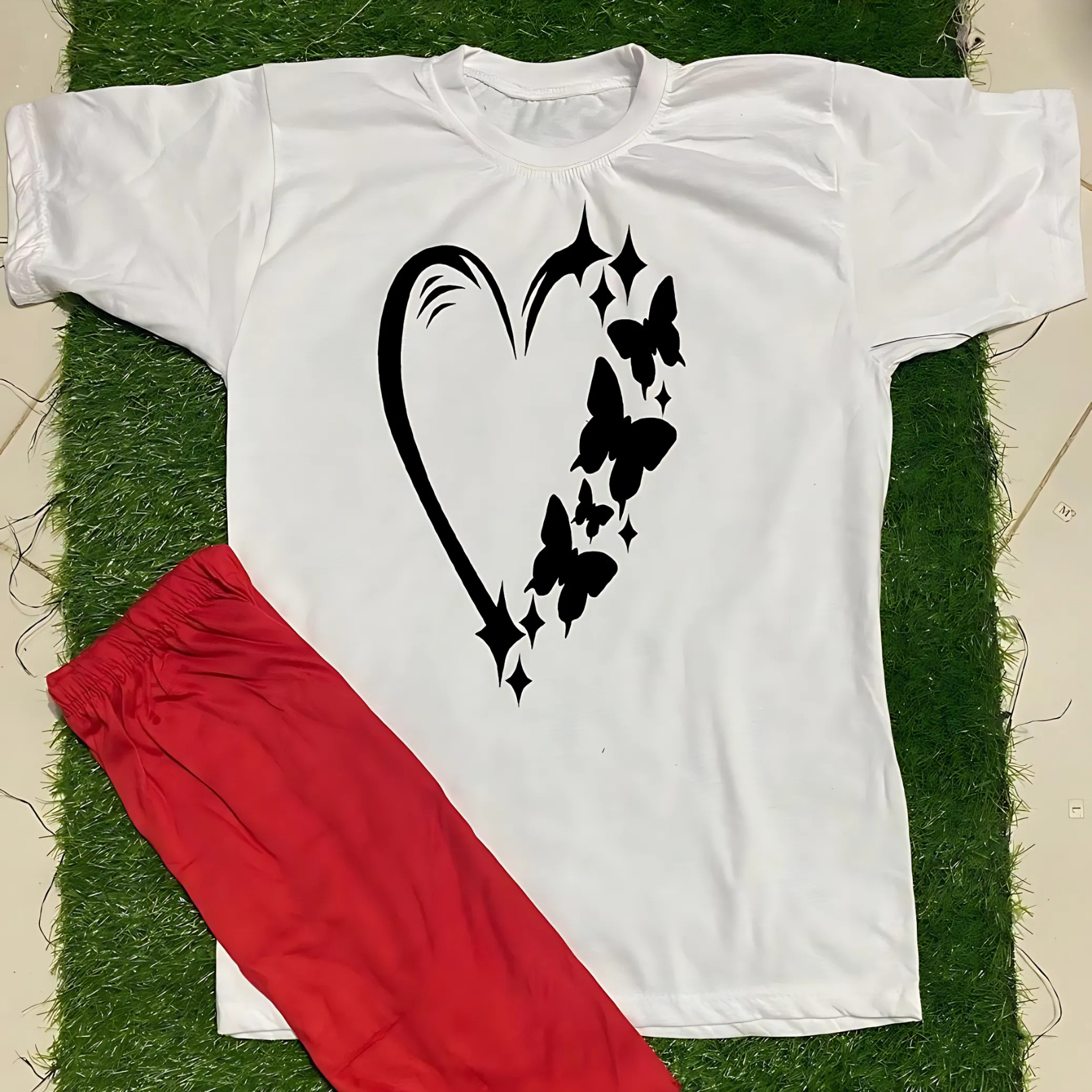 Women's Stitched Cotton Jersey Night Suit Set Ideal for Home