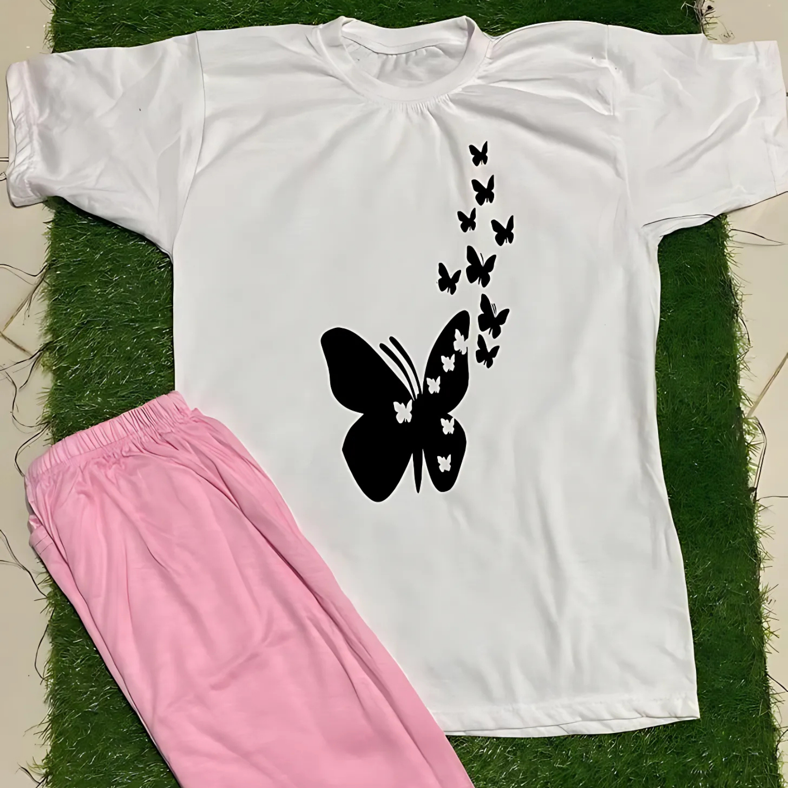 Stitched Night Suit for Women in Cotton Jersey Fabric Ideal for Summer