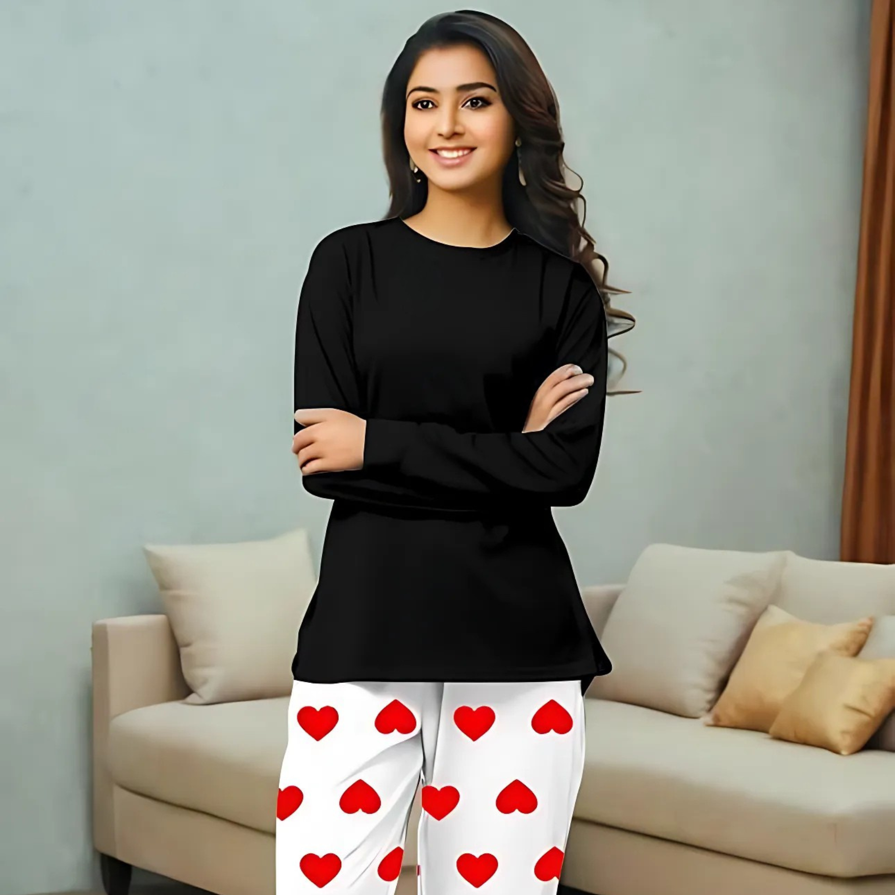 Cotton Night Suit for Women Ready to Wear 2 Pcs Sleepwear