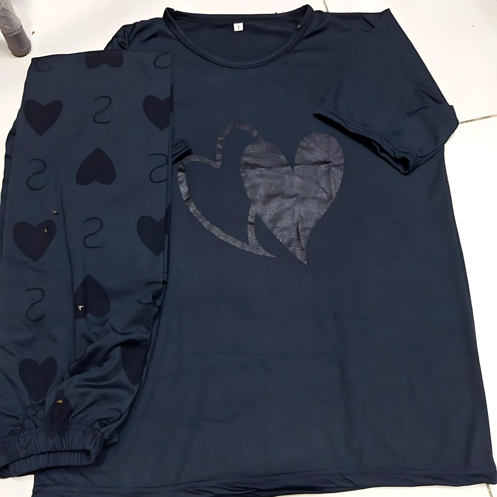 2 Pcs Relax Fit Nightwear for Women in Stitched Cotton Jersey