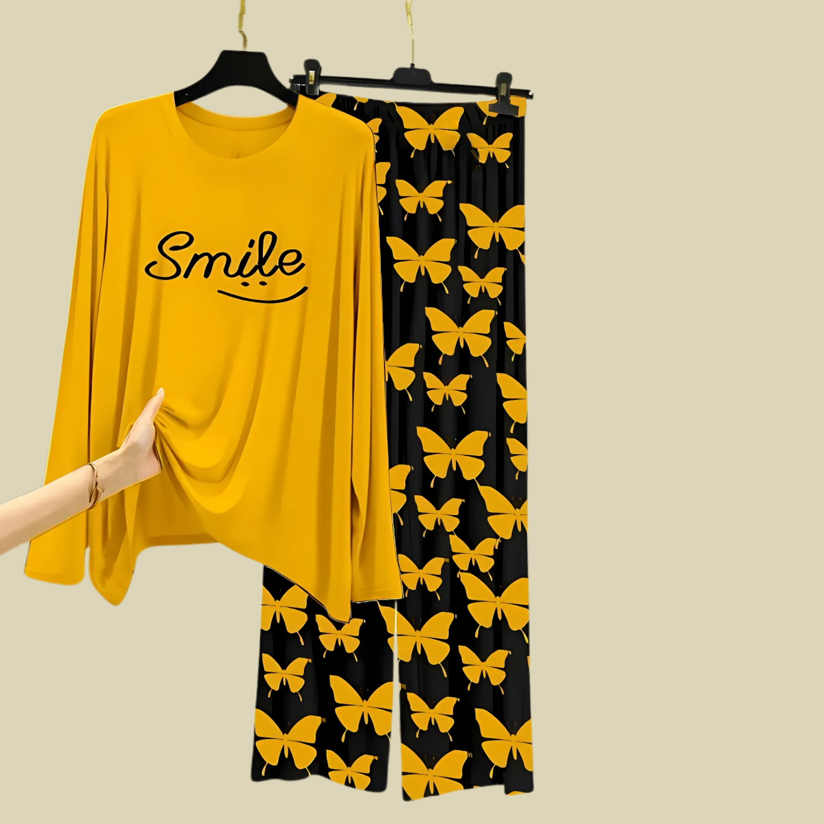 Stitched Cotton Nightwear 2 Piece Set for Women by Bibi Boutique