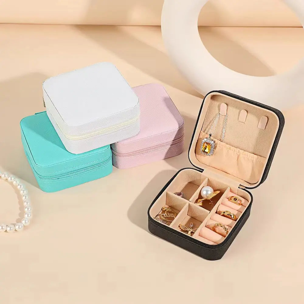 Elegant Portable Jewelry Storage Box – Travel-Friendly Organizer