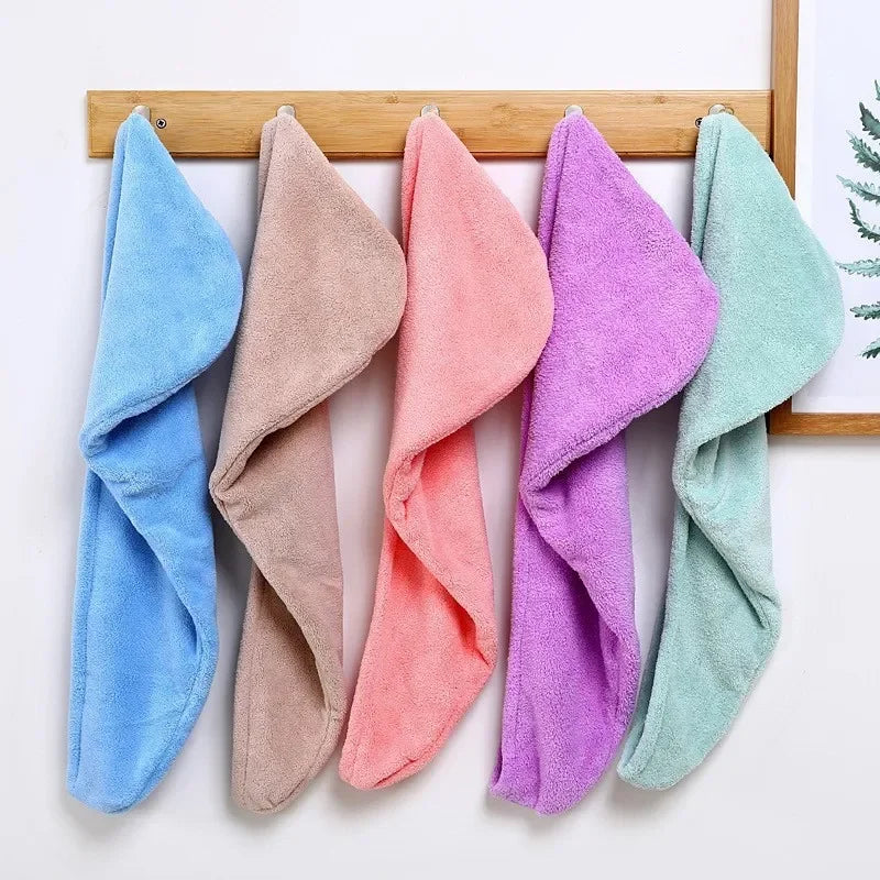 Soft Microfiber Hair Drying Towel for Women – Ultra Absorbent & Lightweight