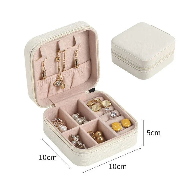 Elegant Portable Jewelry Storage Box – Travel-Friendly Organizer