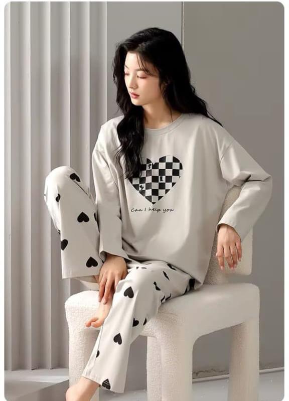 Cotton Jersey Printed Night Suit – BiBi Boutiques