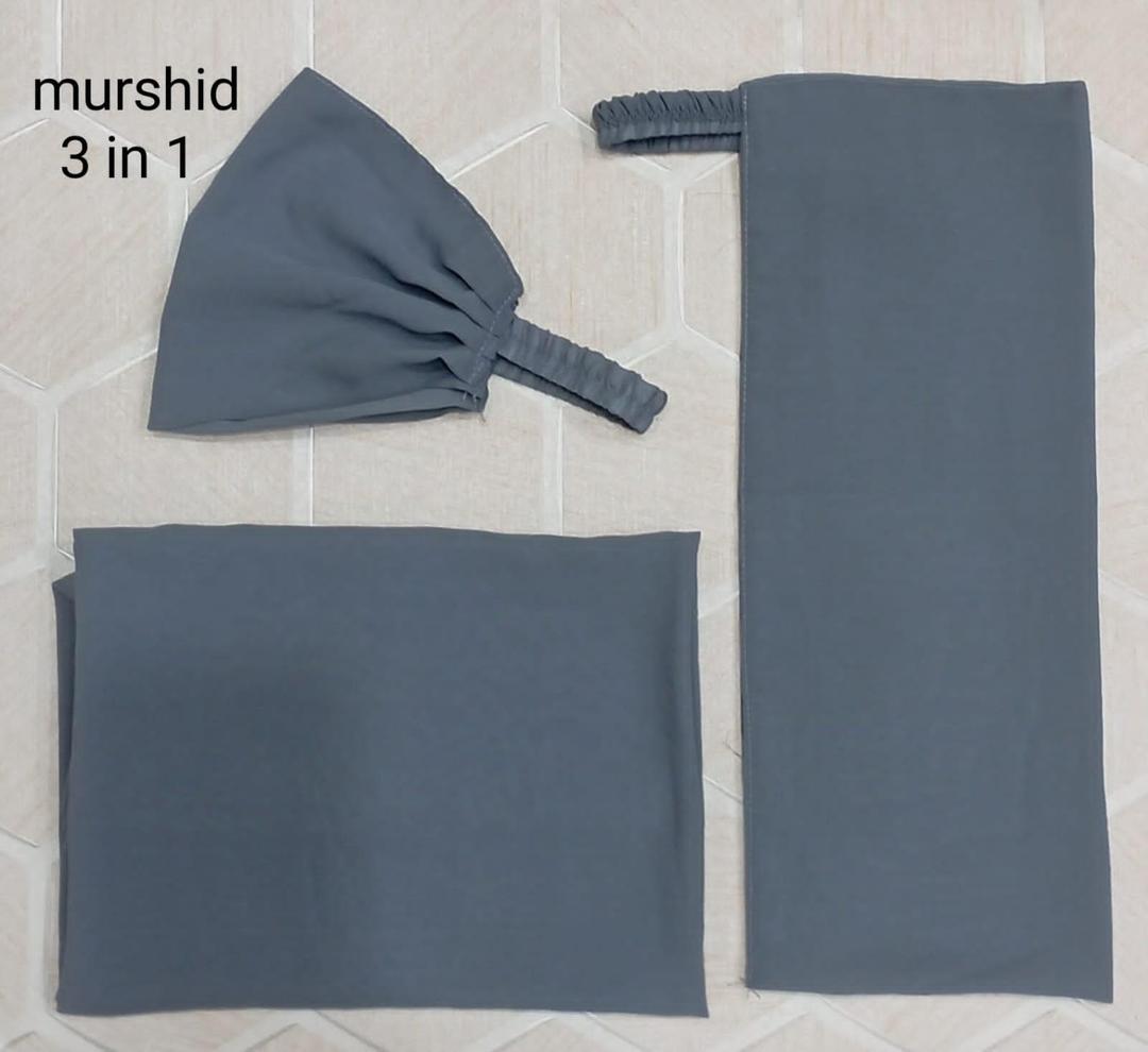 3 In One Chiffon Hijab