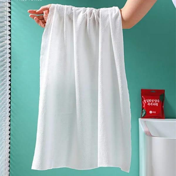 Disposable Cotton Plain Bath Towel
