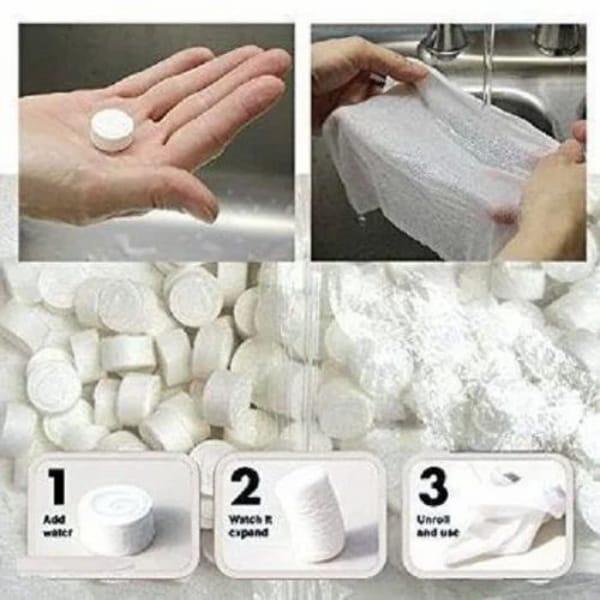 Disposable Cotton Plain Bath Towel
